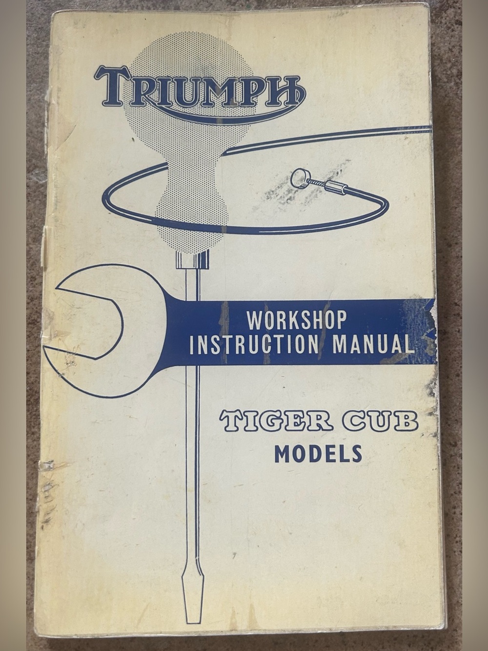 Vintage Triumph Tiger Cub Workshop Instruction Manual, Motorcycle